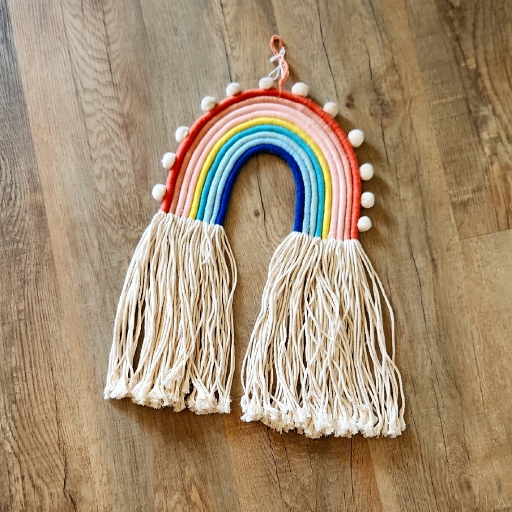Colorful Rainbow Wall Hanging for Kids